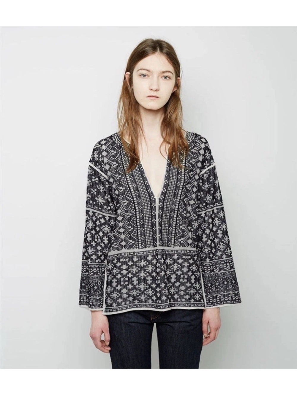 Isabel Marant Etoile Barber Tunic Top Shirt
